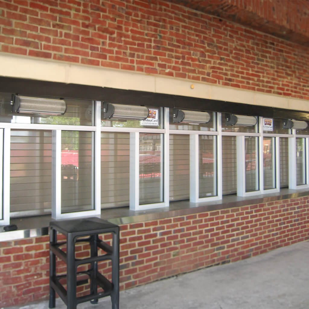 thru-air-curtain-concession-stand-berner-DTU03 Drive Thru air curtains for Concession stand, berner air curtains