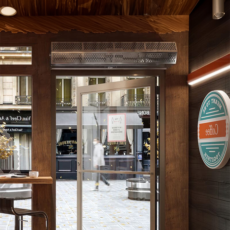 air curtain for food service