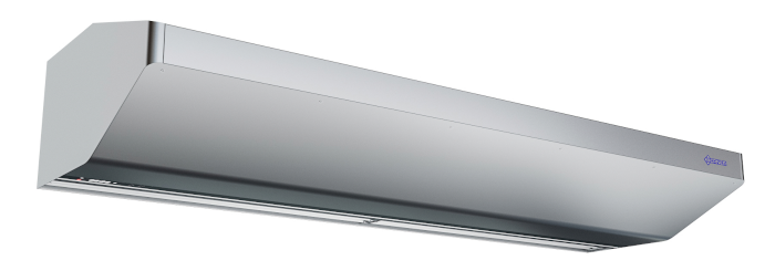 Berner AC LP 4 Architectural air curtain concealed in ceiling
