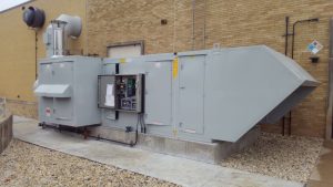 Warehousing & Distribution Industry 8 indirect gas fired make up air unit