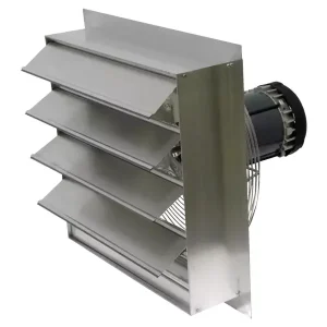 bitcoin mining exhaust fan with shutters